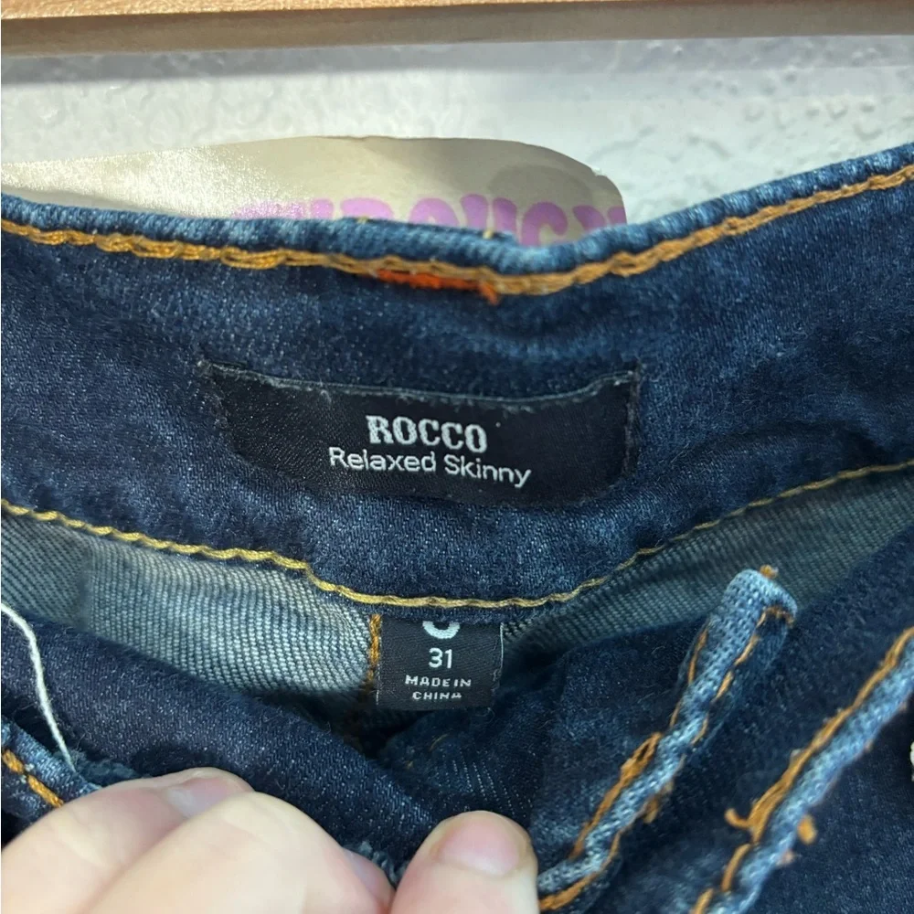 Men's Dark Blue True Religion Jeans - Picture 2 of 4